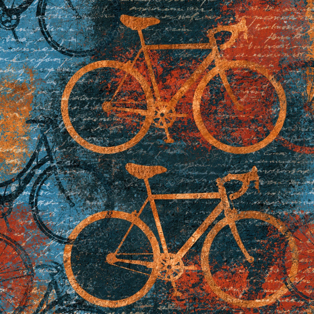 Fresco Bicycles Copper Rust Digital Paper Pack (DDD014056)
