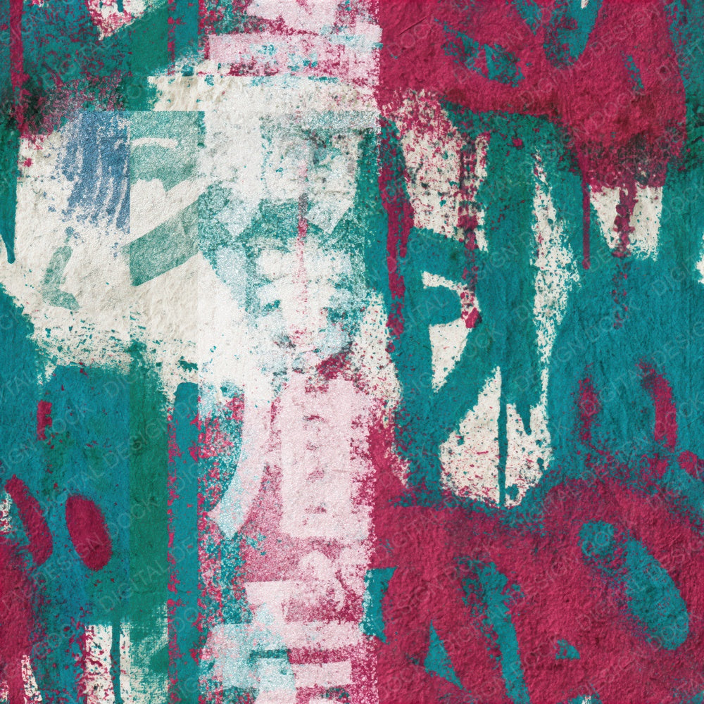 Graffiti Malachite Burgundy Texture Seamless Digital Paper Pack (DDD014070)