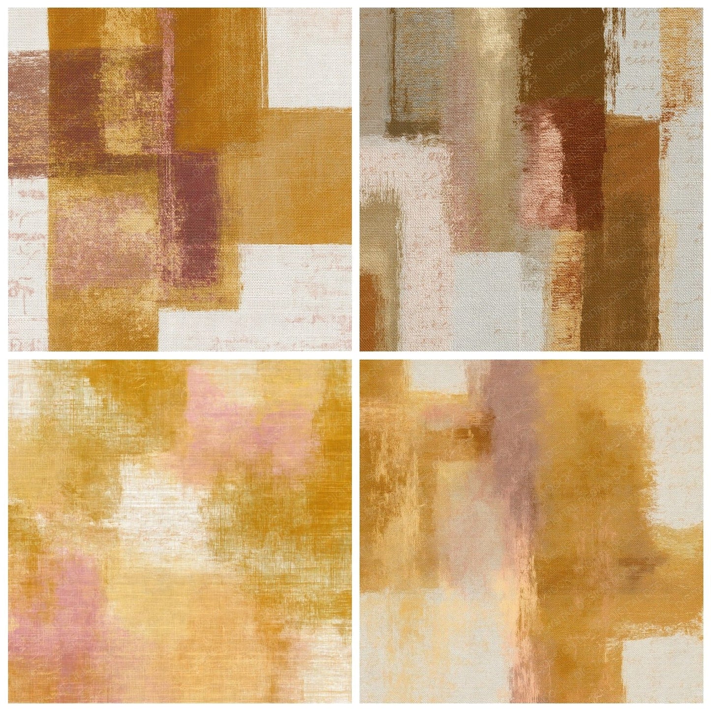 Tapestry Wheat Ochre Gold Texture Digital Paper Pack (DDD014083)