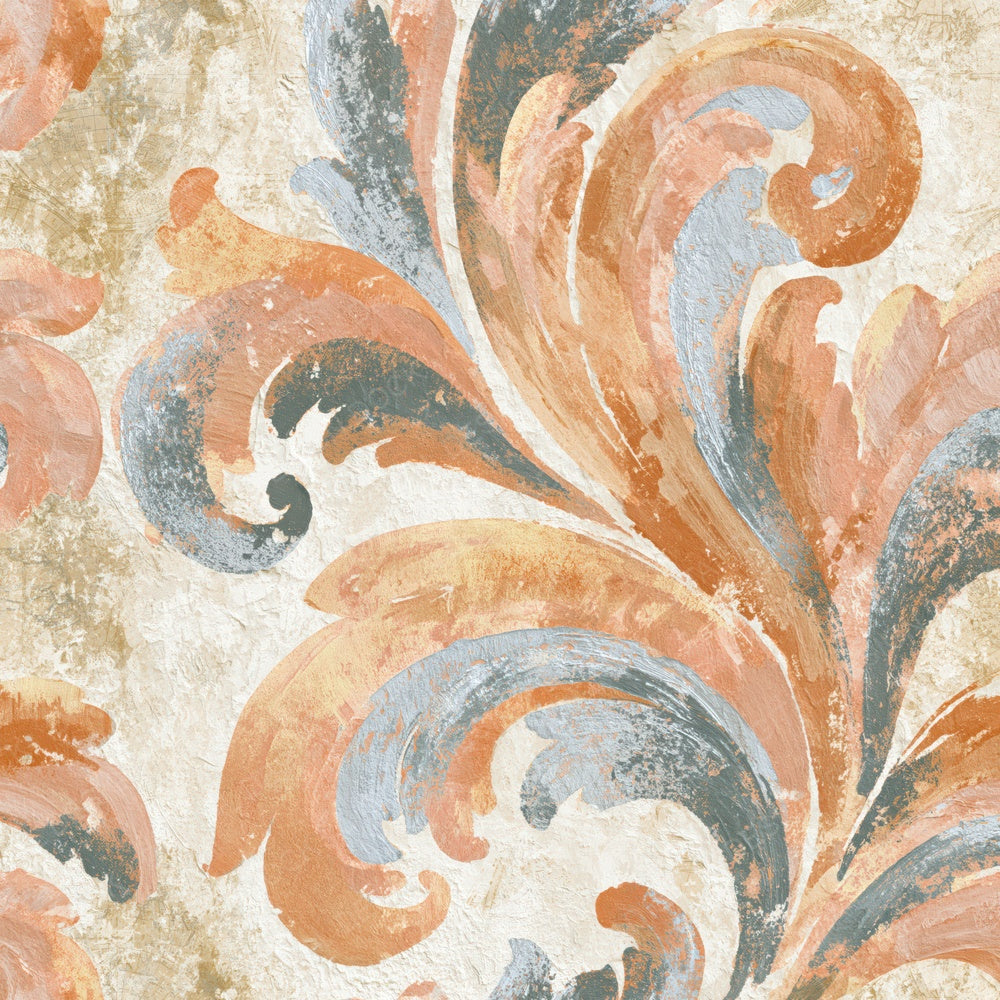 Baroque Terracotta Bone Texture Digital Paper Pack (DDD014085)