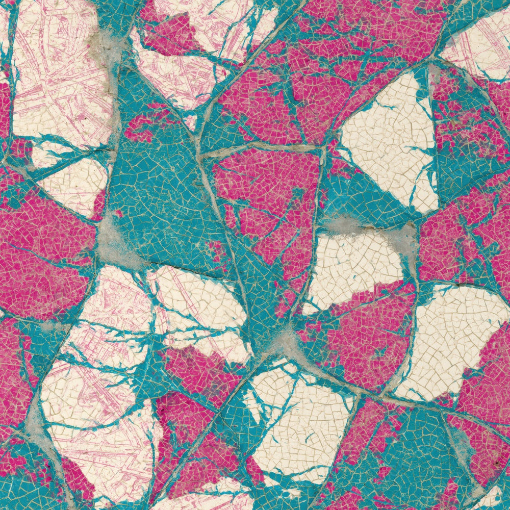 Mosaic Burins Pink Turquoise Digital Paper Pack (DDD014095)