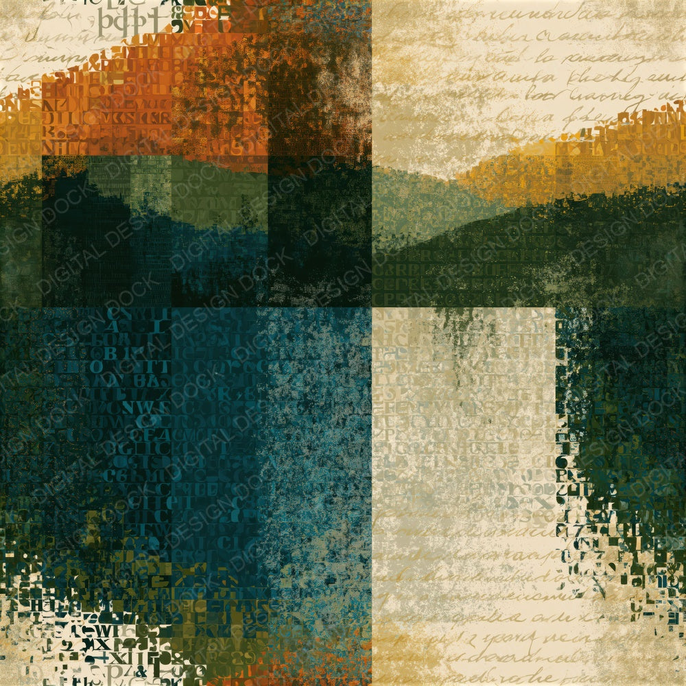 ASCII Pine Cedar Stone Texture Seamless Digital Paper Pack (DDD014107)
