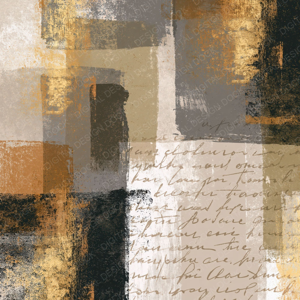 Screenprint Bone Stone Taupe Tonal Digital Paper Pack (DDD014174)