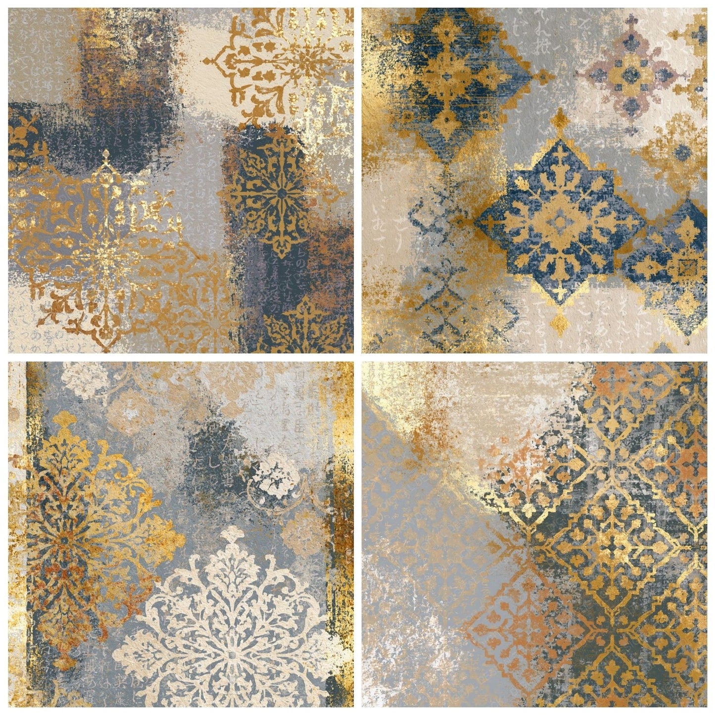 Monoprint Persian Rug Sand Dove Digital Paper Pack (DDD014190)