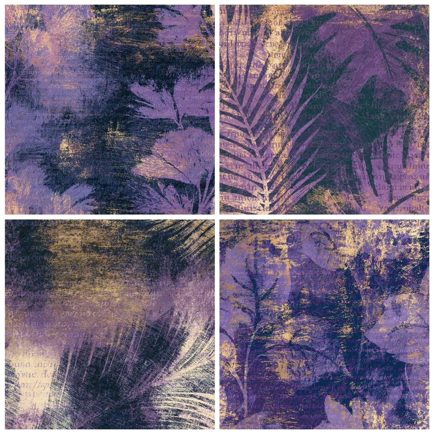 Scratchboard Lavender Purple Texture Digital Paper Pack (DDD014212)