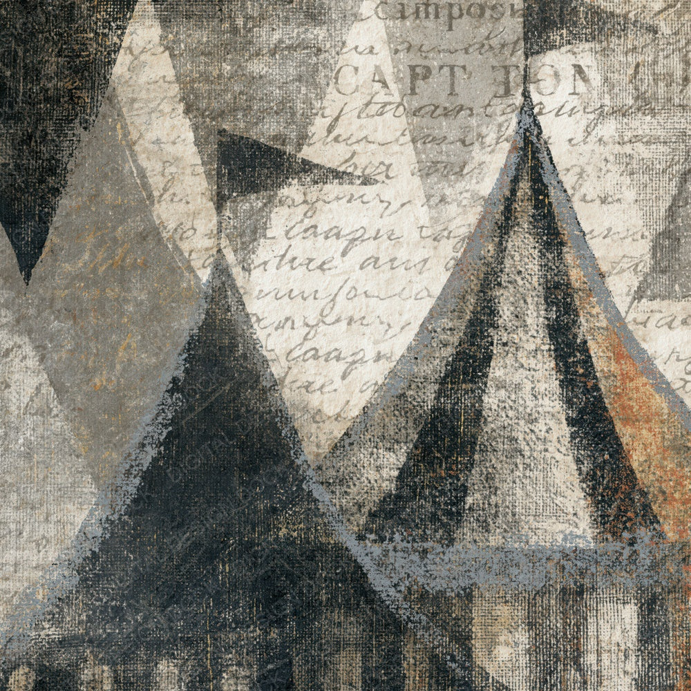 Etching Big Top Flags Bone Digital Paper Pack (DDD014226)