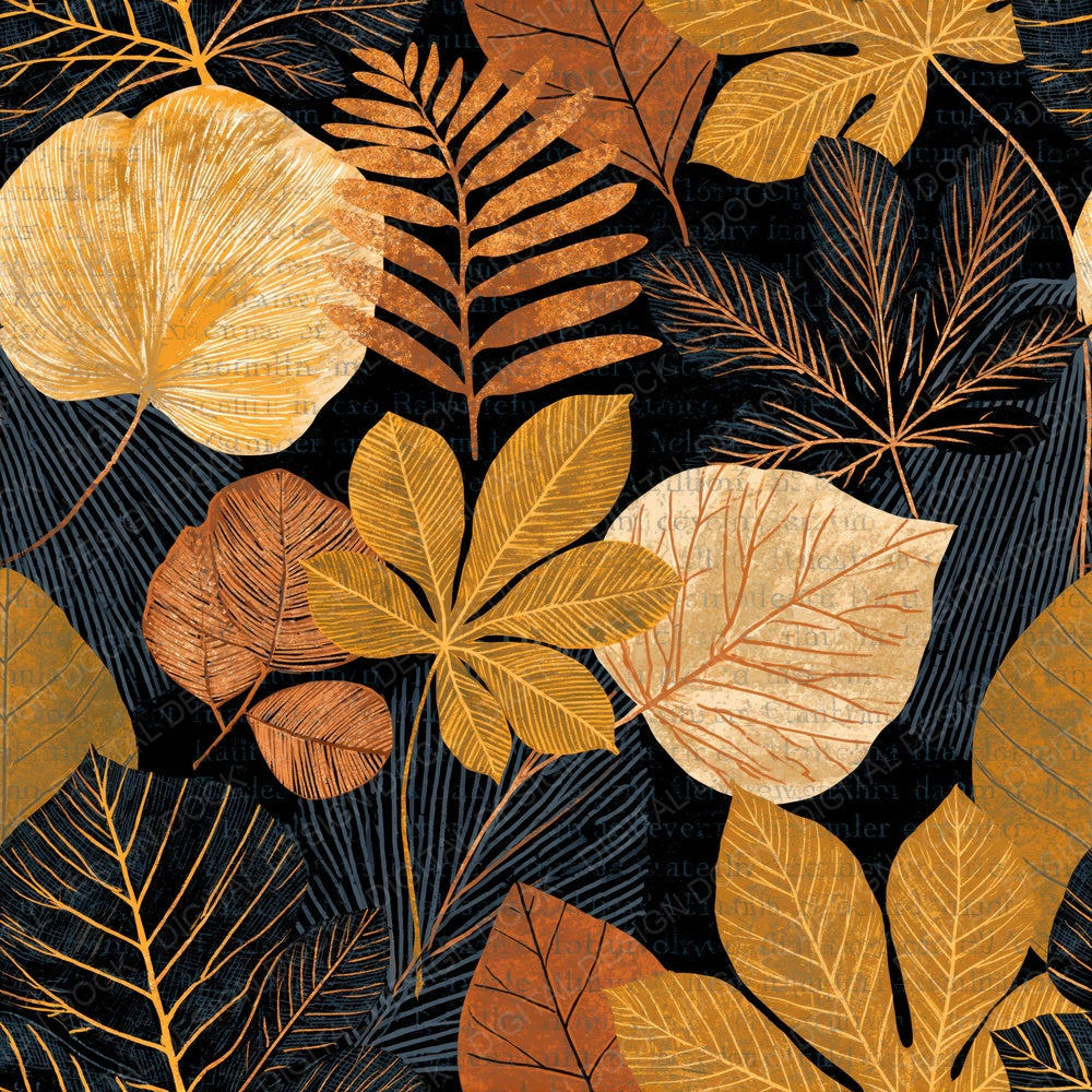 Scratchboard Amber Butter Bone Seamless Digital Paper Pack (DDD014273)