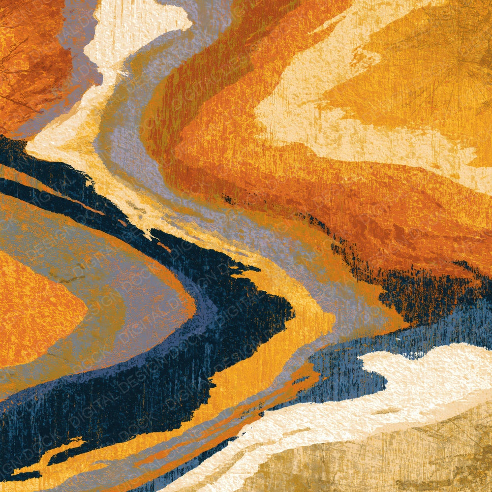 Woodcut Amber Butter Toast Texture Digital Paper Pack (DDD014299)