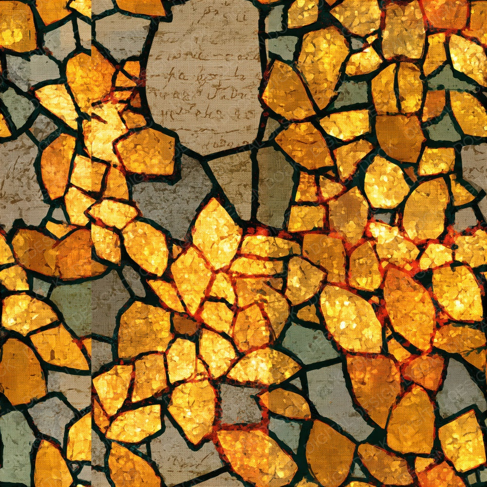Stained Glass Box Hedge Wheat Seamless Digital Paper Pack (DDD014318)
