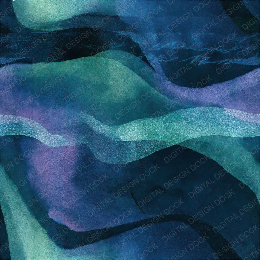 Cyanotype Aurora Lilac Midnight Seamless Digital Paper Pack (DDD014329)