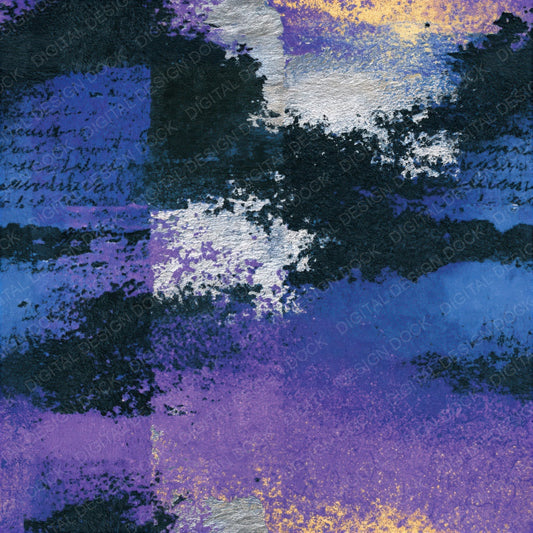 Drypoint Purple Charcoal Tonal Seamless Digital Paper Pack (DDD014330)