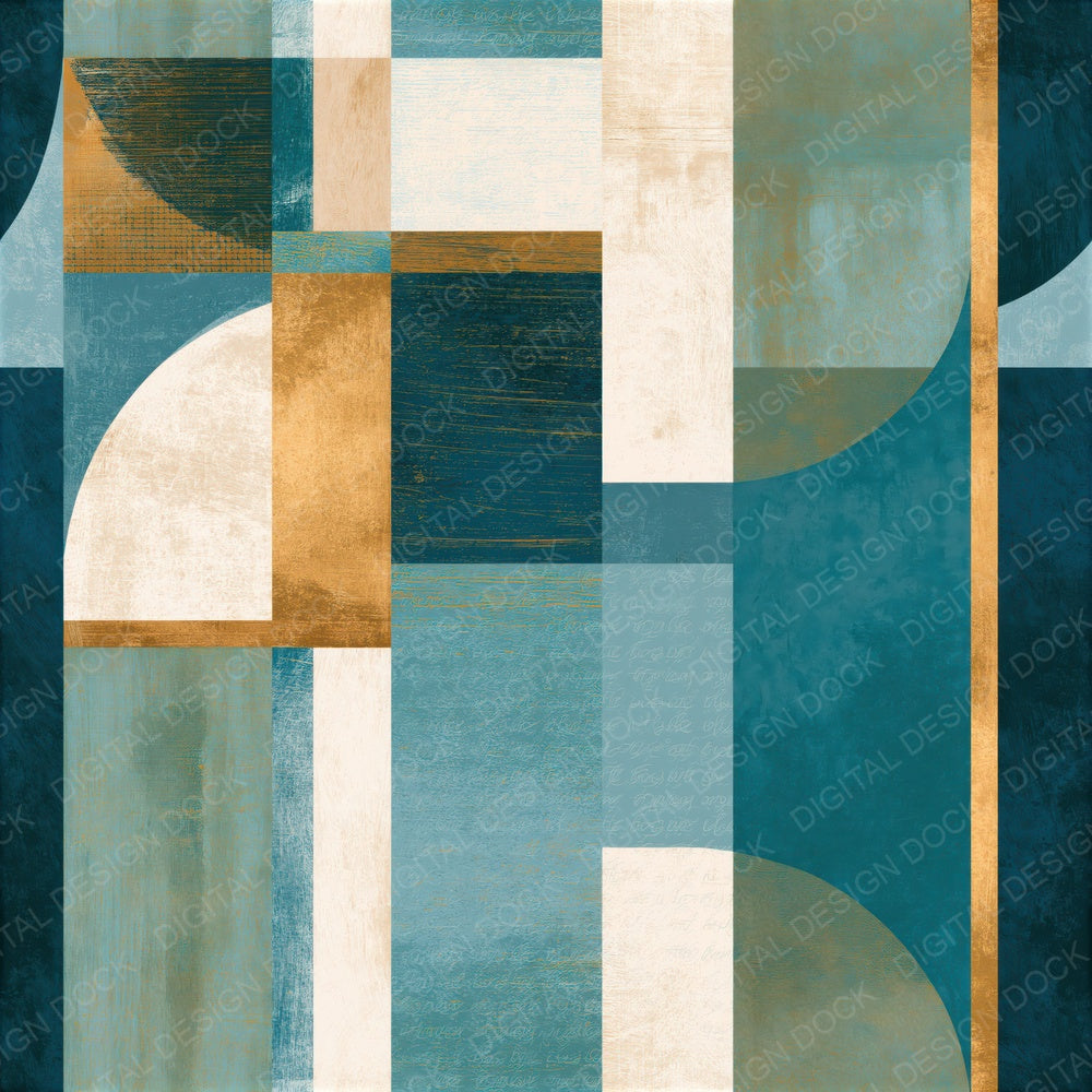 Mid-Century Modern Forest Bronze Charcoal Seamless Digital Paper Pack (DDD014341)