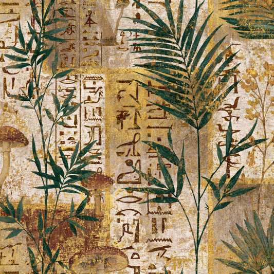 Chinoiserie Hieroglyphs Sepia Parchment Digital Paper Pack (DDD014366)