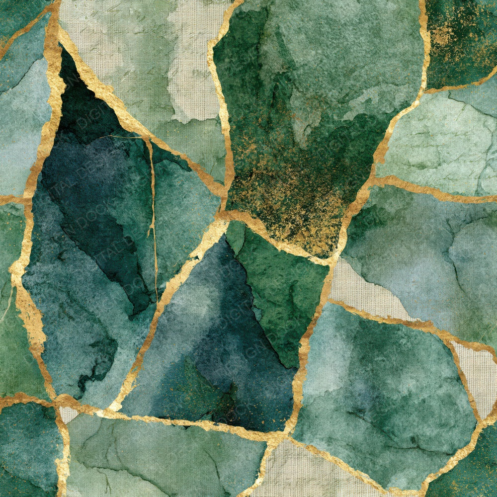 Ink Wash Smoky Quartz Eucalyptus Digital Paper Pack (DDD014371)