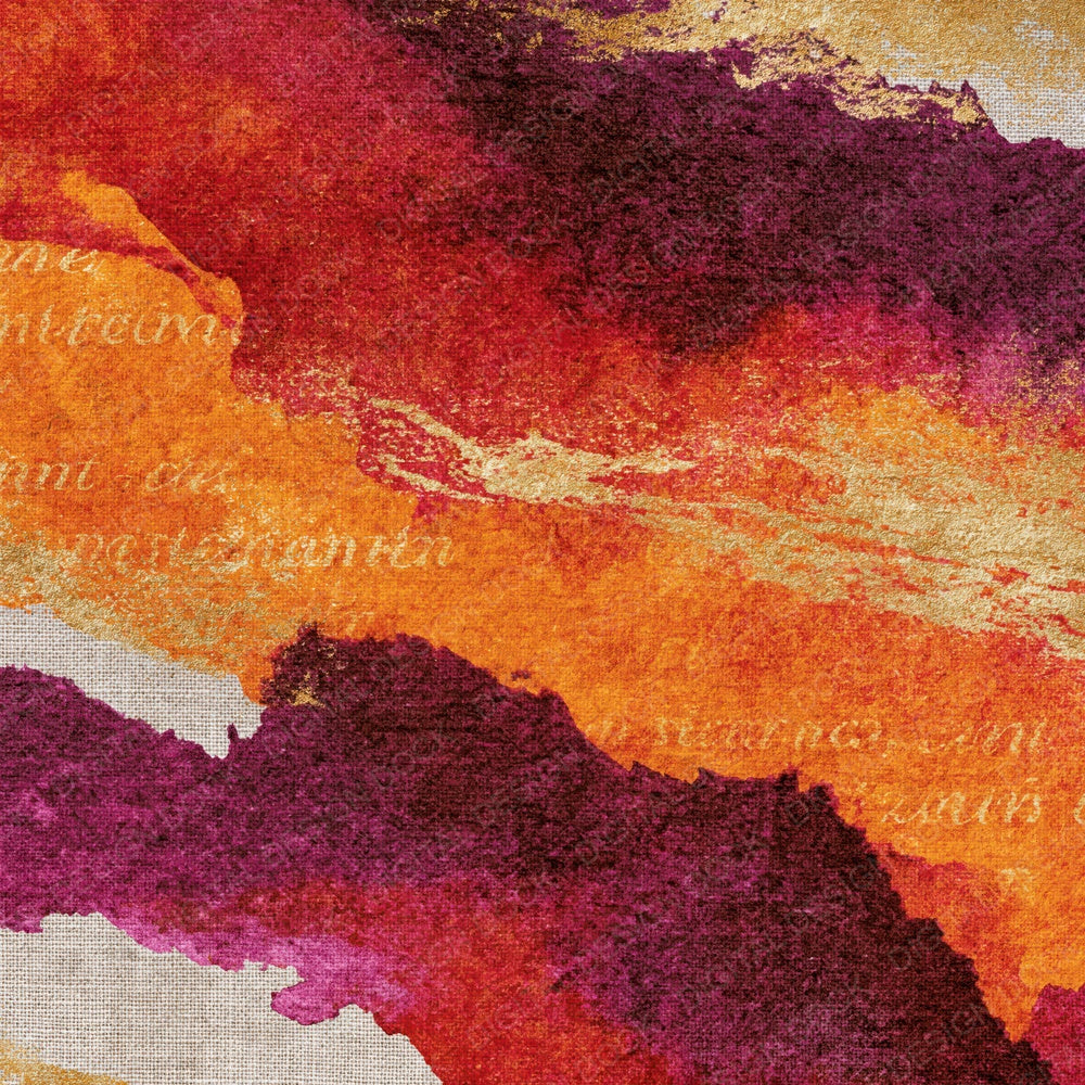 Watercolour Pumpkin Mulled Wine Abstract Digital Paper Pack (DDD014384)