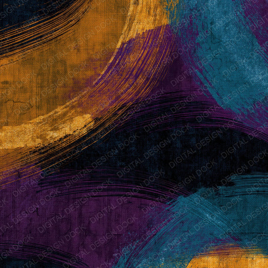 Scratchboard Ochre Plum Teal Texture Digital Paper Pack (DDD014398)
