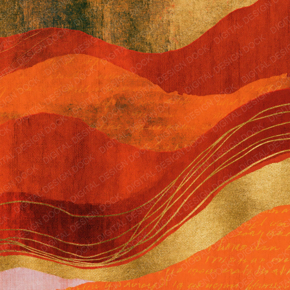 Risograph Copper Burnt Orange Tonal Digital Paper Pack (DDD014414)