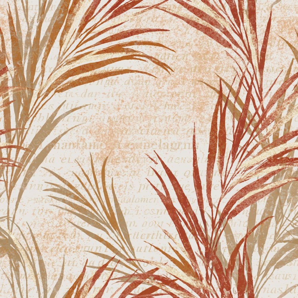 Woodblock Sea Grass Sienna Clay Digital Paper Pack (DDD014443)