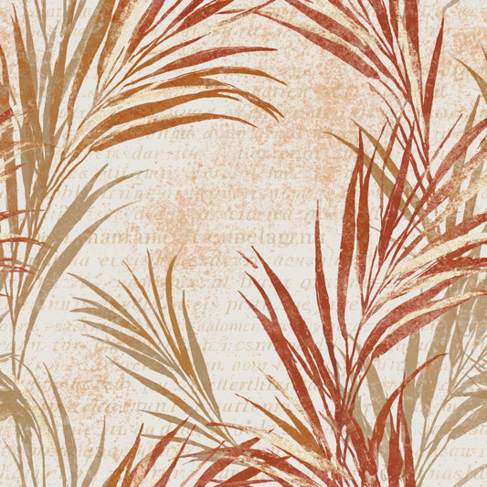 Woodblock Sea Grass Sienna Clay Digital Paper Pack (DDD014443)