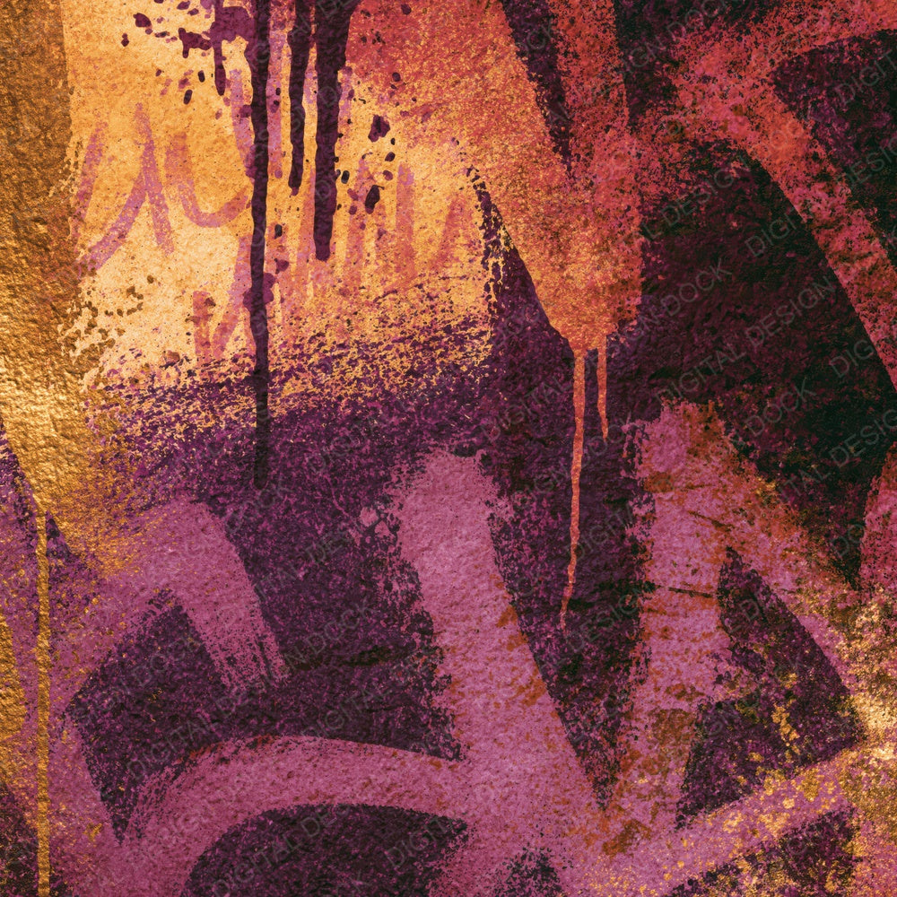 Graffiti Wine Dusty Rose Texture Digital Paper Pack (DDD014452)
