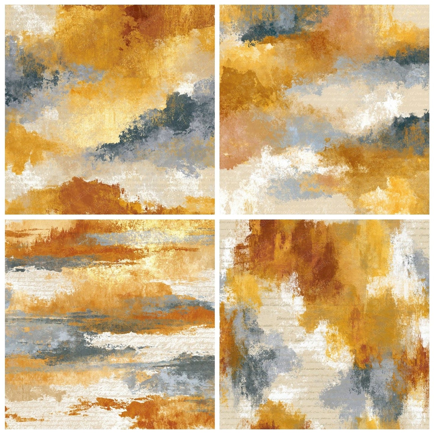 Impressionist Sepia Parchment Tonal Digital Paper Pack (DDD014570)