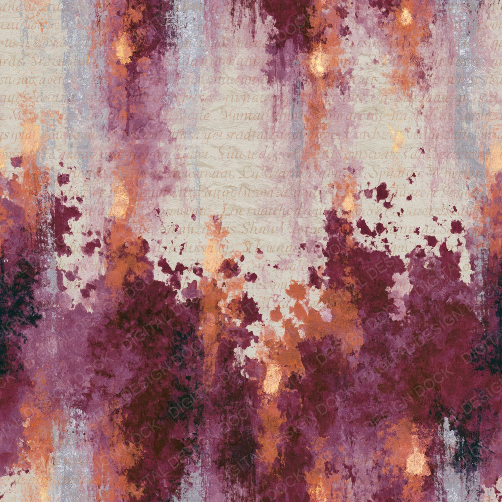 Impressionist Ember Glow Garnet Wine Digital Paper Pack (DDD014591)