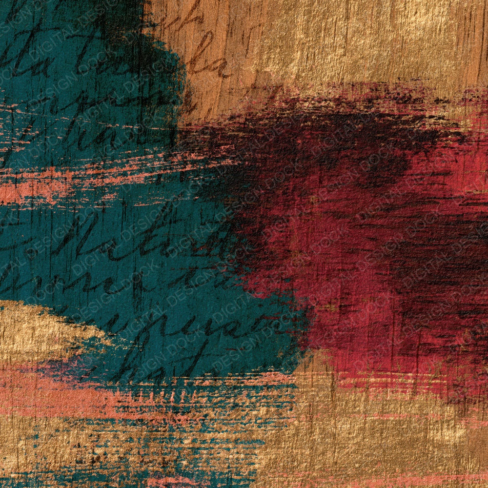 Pyrography Jade Garnet Tonal Digital Paper Pack (DDD014656)