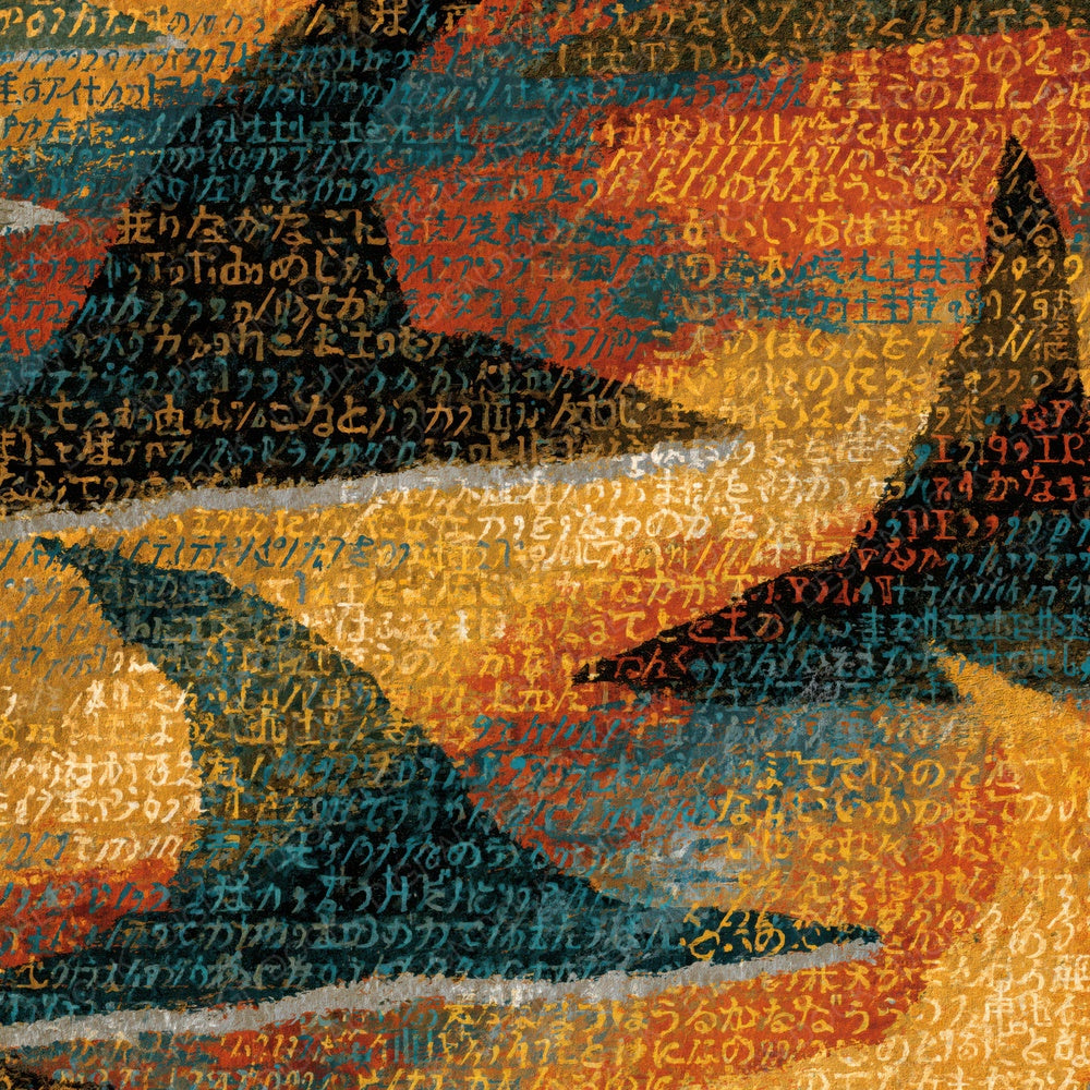 ASCII Witches Hats Rust Turquoise Digital Paper Pack (DDD014708)