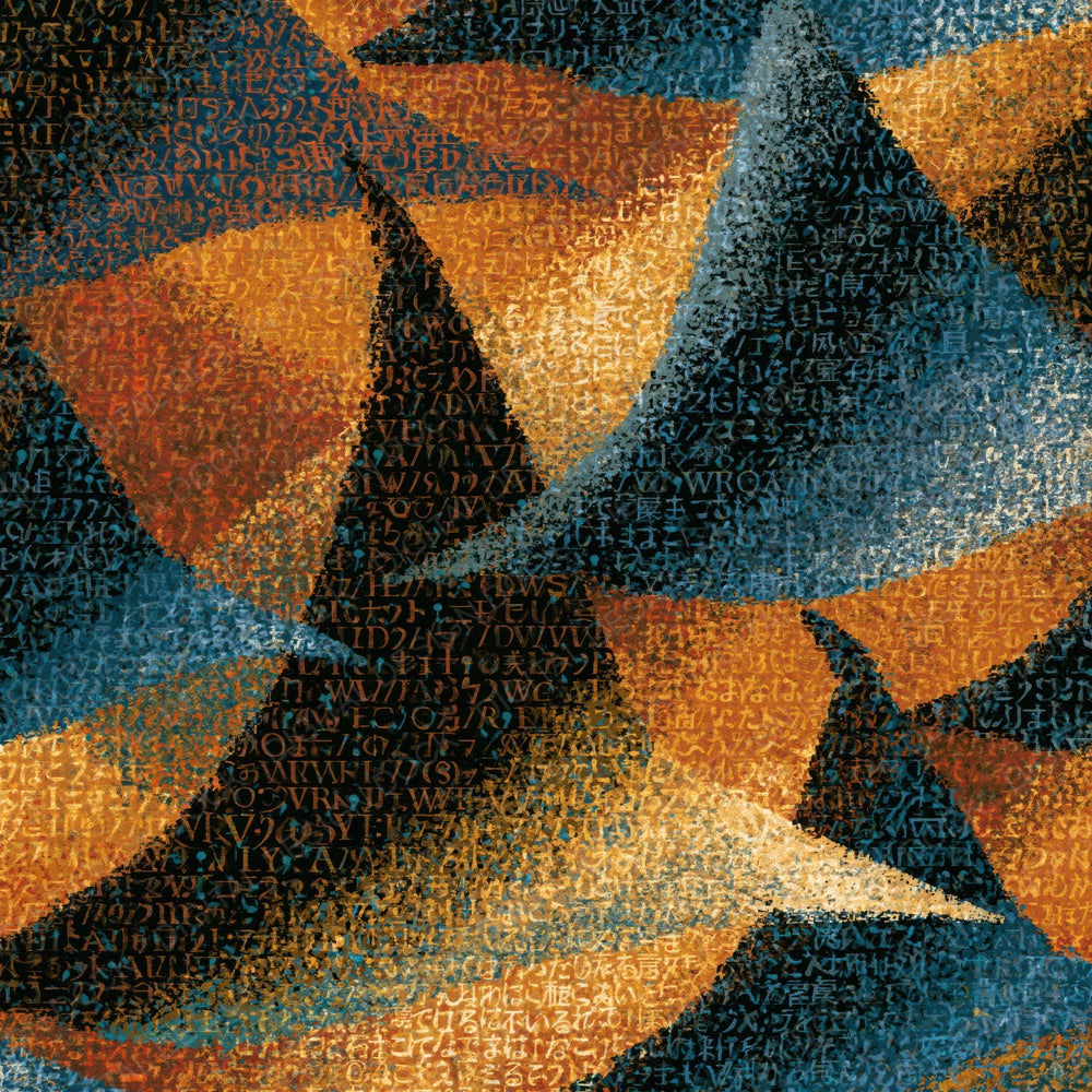 ASCII Witches Hats Rust Turquoise Digital Paper Pack (DDD014708)