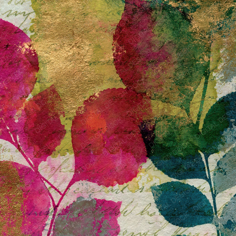 Photogram Fuchsia Lime Abstract Digital Paper Pack (DDD014720)