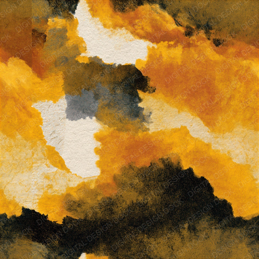 Sumi-e Ink Wash Amber Digital Paper Pack (DDD014741)