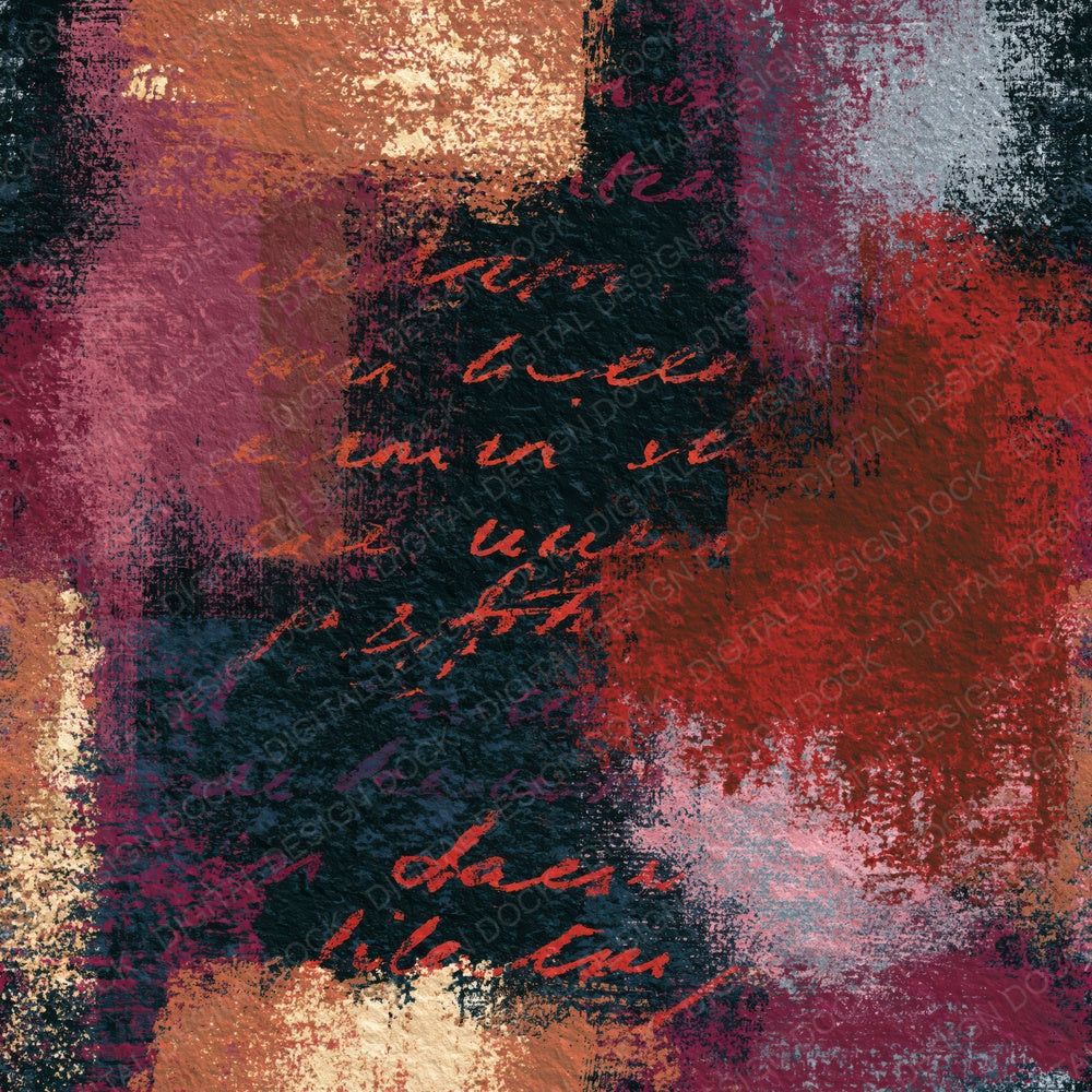 Lithograph Dusty Rose Oxblood Aubergine Tonal Digital Paper Pack (DDD014792)