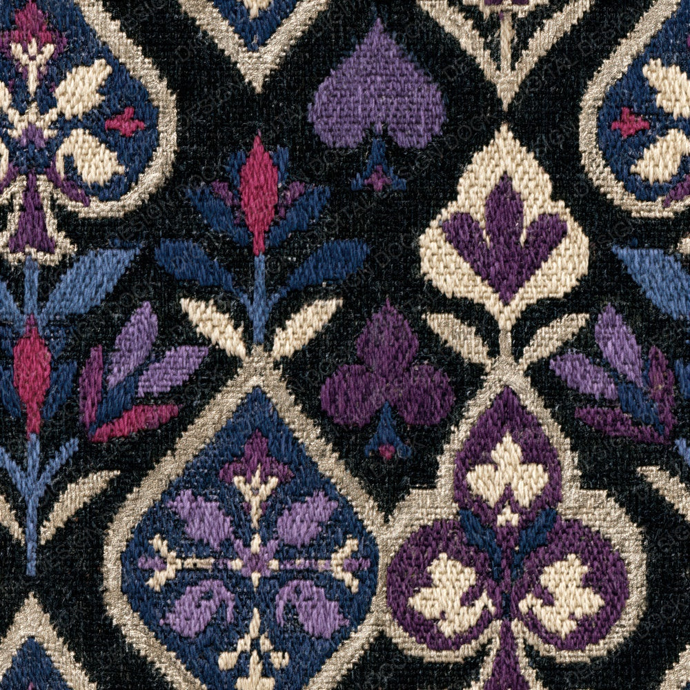 Tapestry Card Suits Aubergine Pearl Seamless Digital Paper Pack (DDD014801)