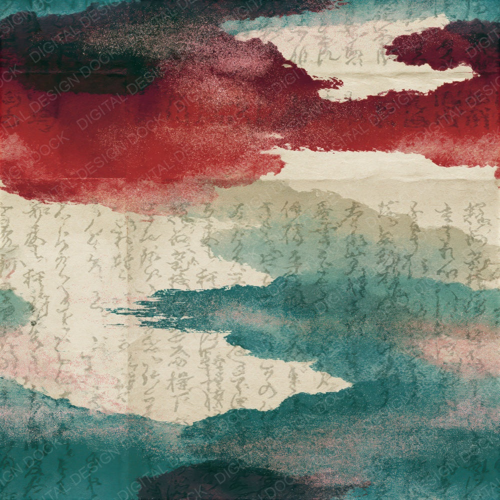 Naturalist Jade Garnet Tonal Seamless Digital Paper Pack (DDD014819)