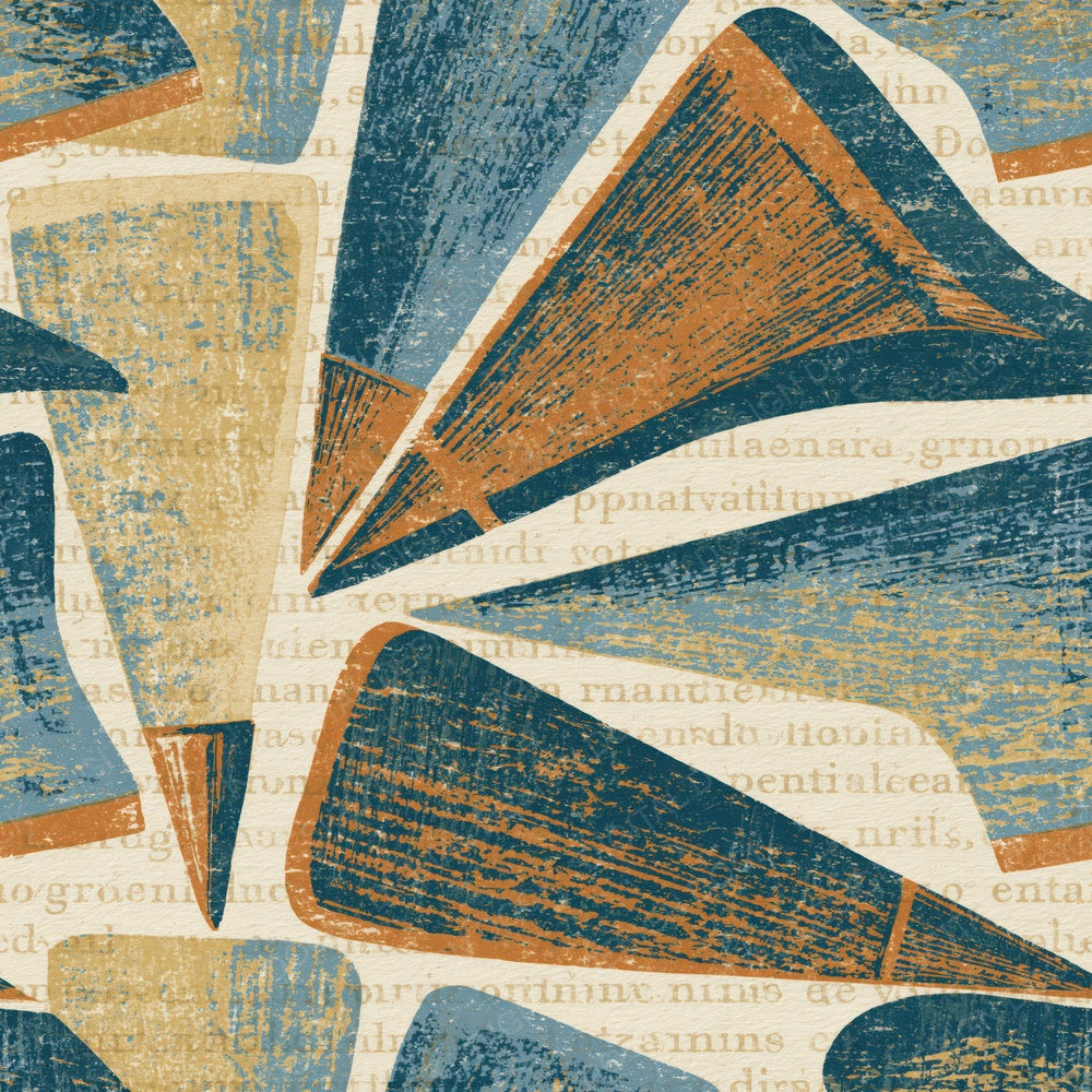 Etching Tail Fins Slate Sand Ivory Digital Paper Pack (DDD014831)