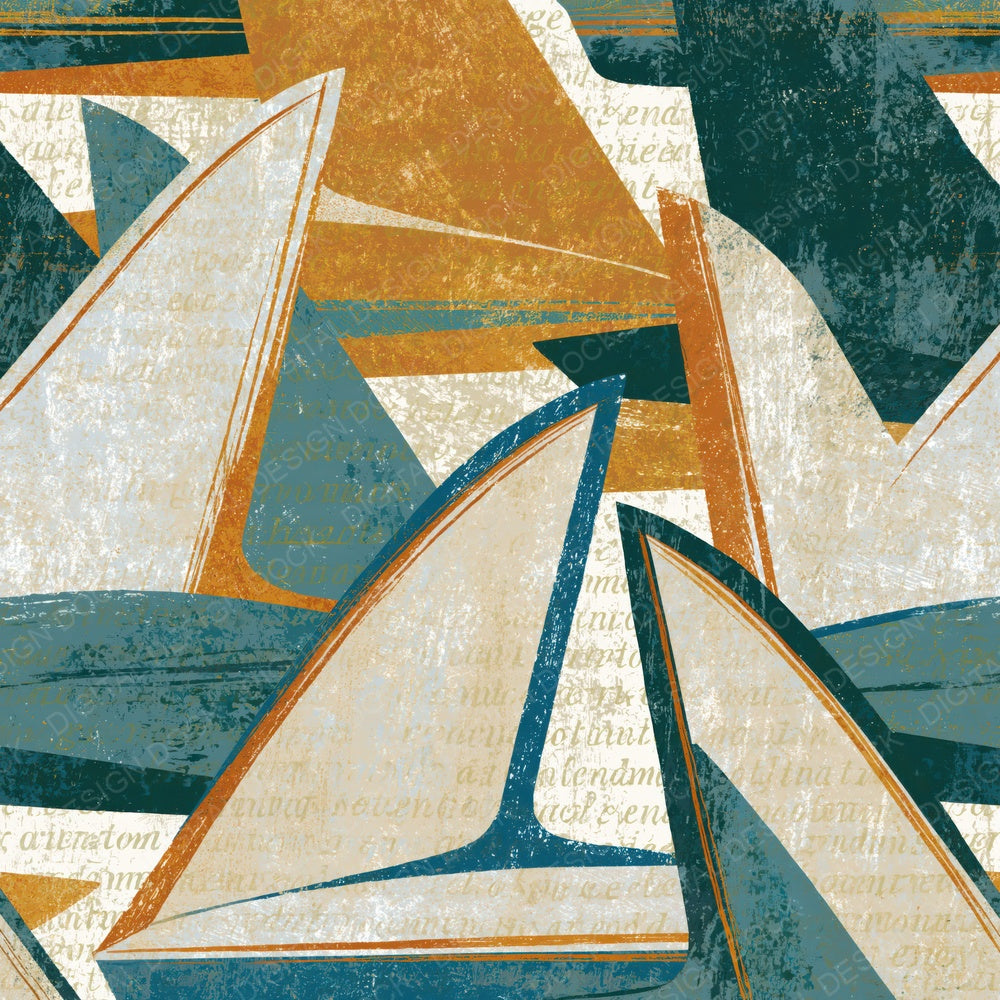 Etching Tail Fins Slate Sand Ivory Digital Paper Pack (DDD014831)