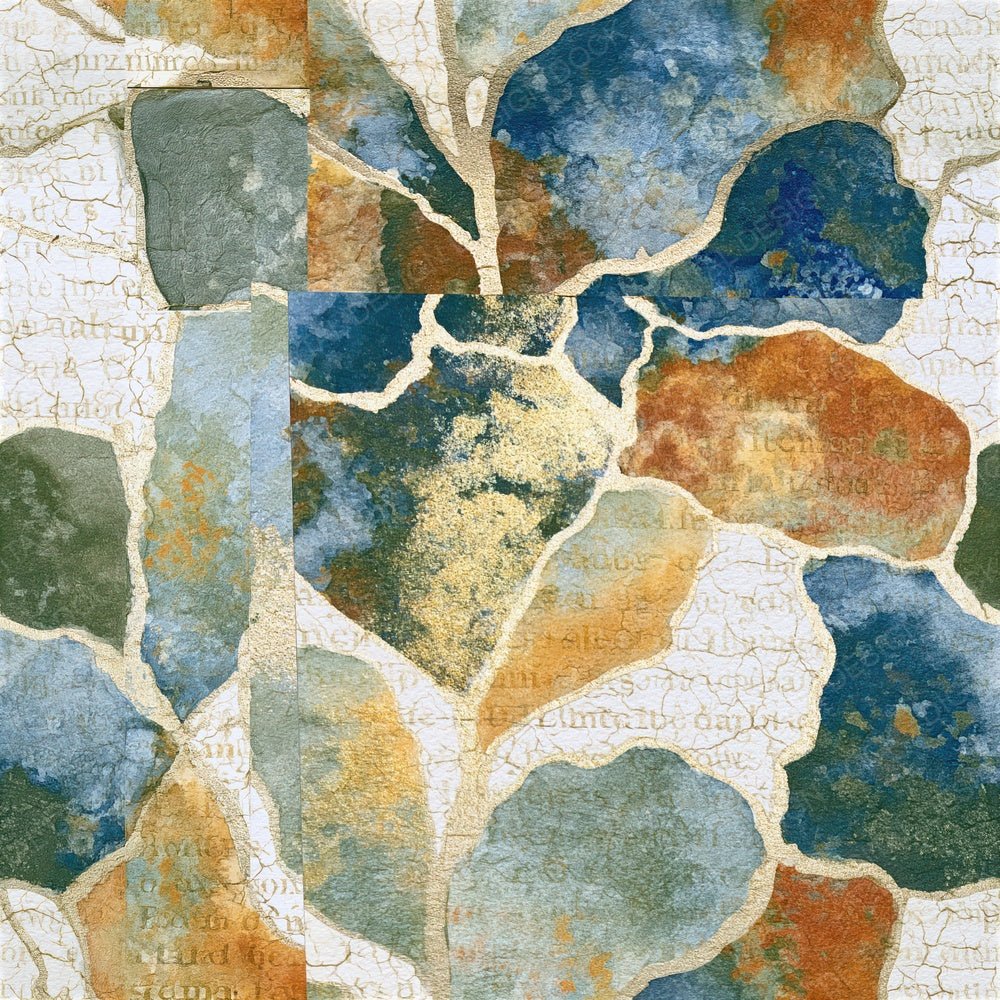 Batik Earth Rust Bone Abstract Seamless Digital Paper Pack (DDD014868)