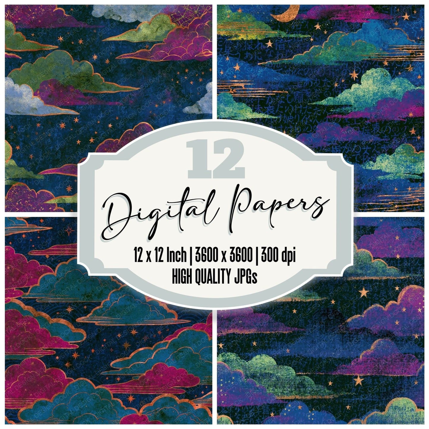 Fresco Lullaby Neon Magenta Digital Paper Pack (DDD014875)