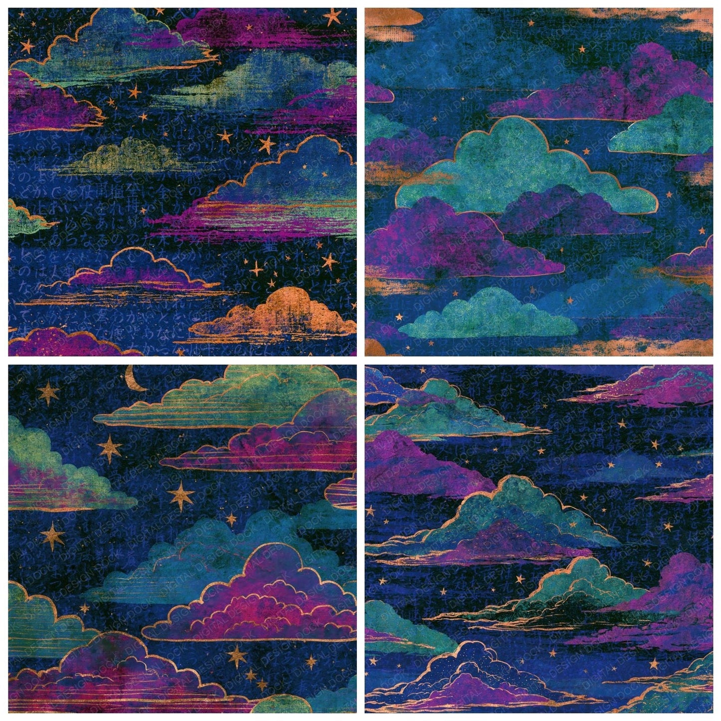 Fresco Lullaby Neon Magenta Digital Paper Pack (DDD014875)