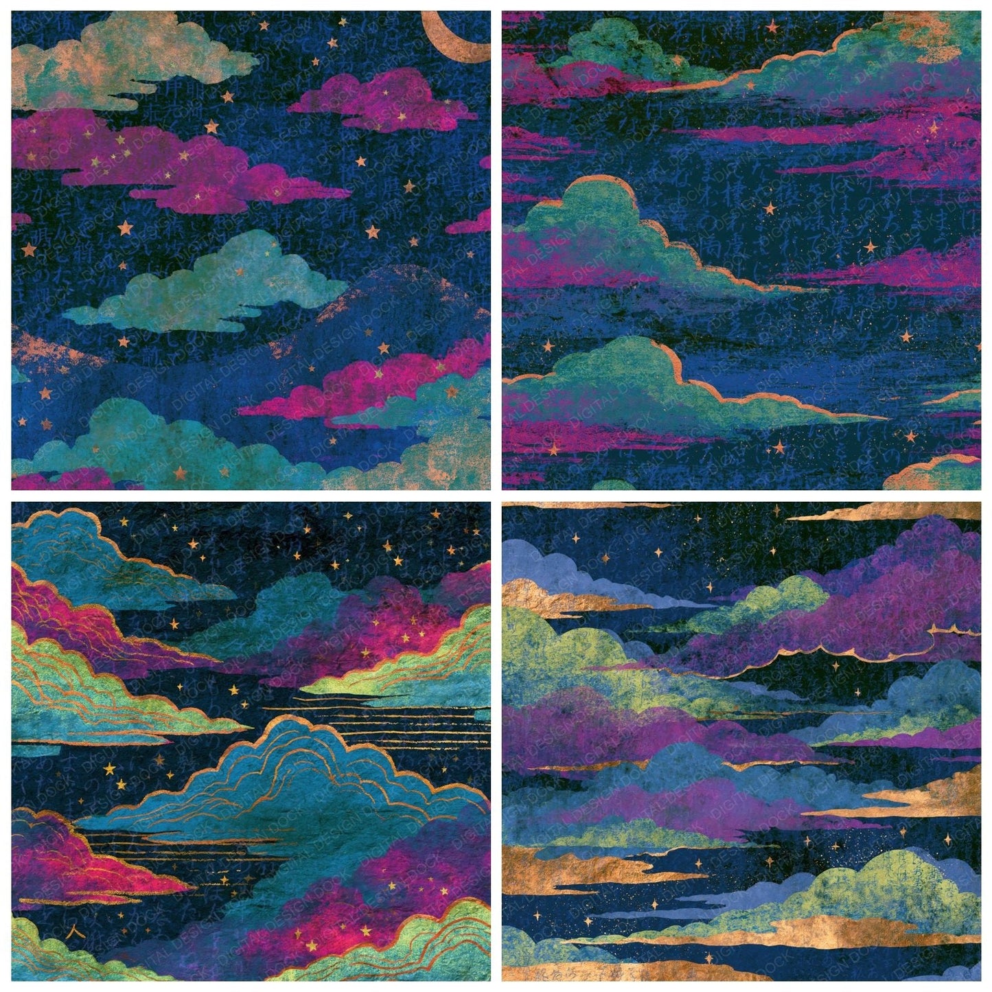 Fresco Lullaby Neon Magenta Digital Paper Pack (DDD014875)