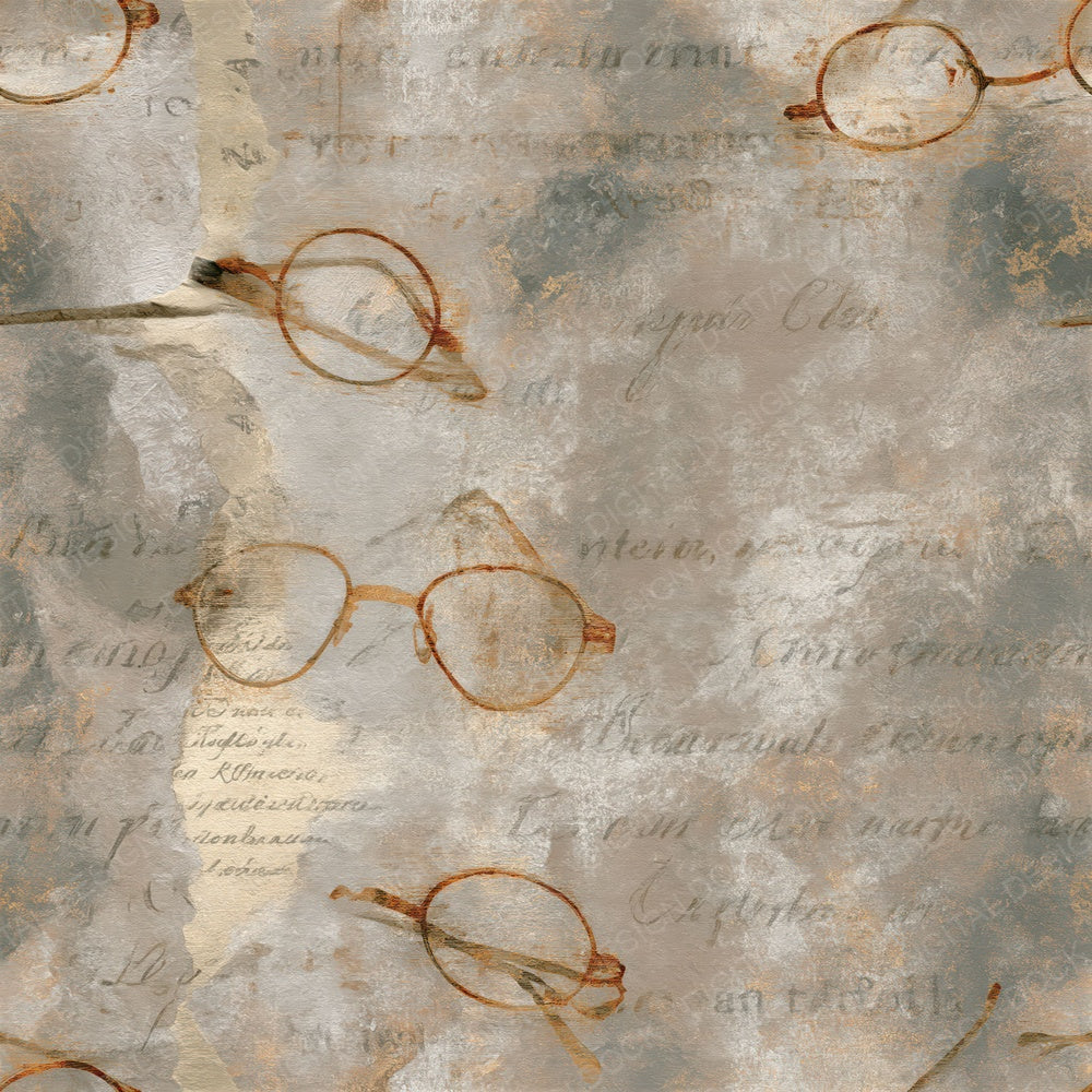 Minimal Spectacles Bone Stone Seamless Digital Paper Pack (DDD014878)