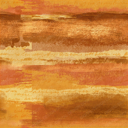 Gouache Caramel Goldenrod Abstract Seamless Digital Paper Pack (DDD014888)