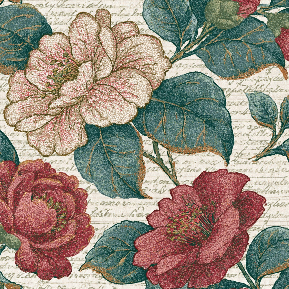 Stipple Camellia Pine Crimson Digital Paper Pack (DDD014921)