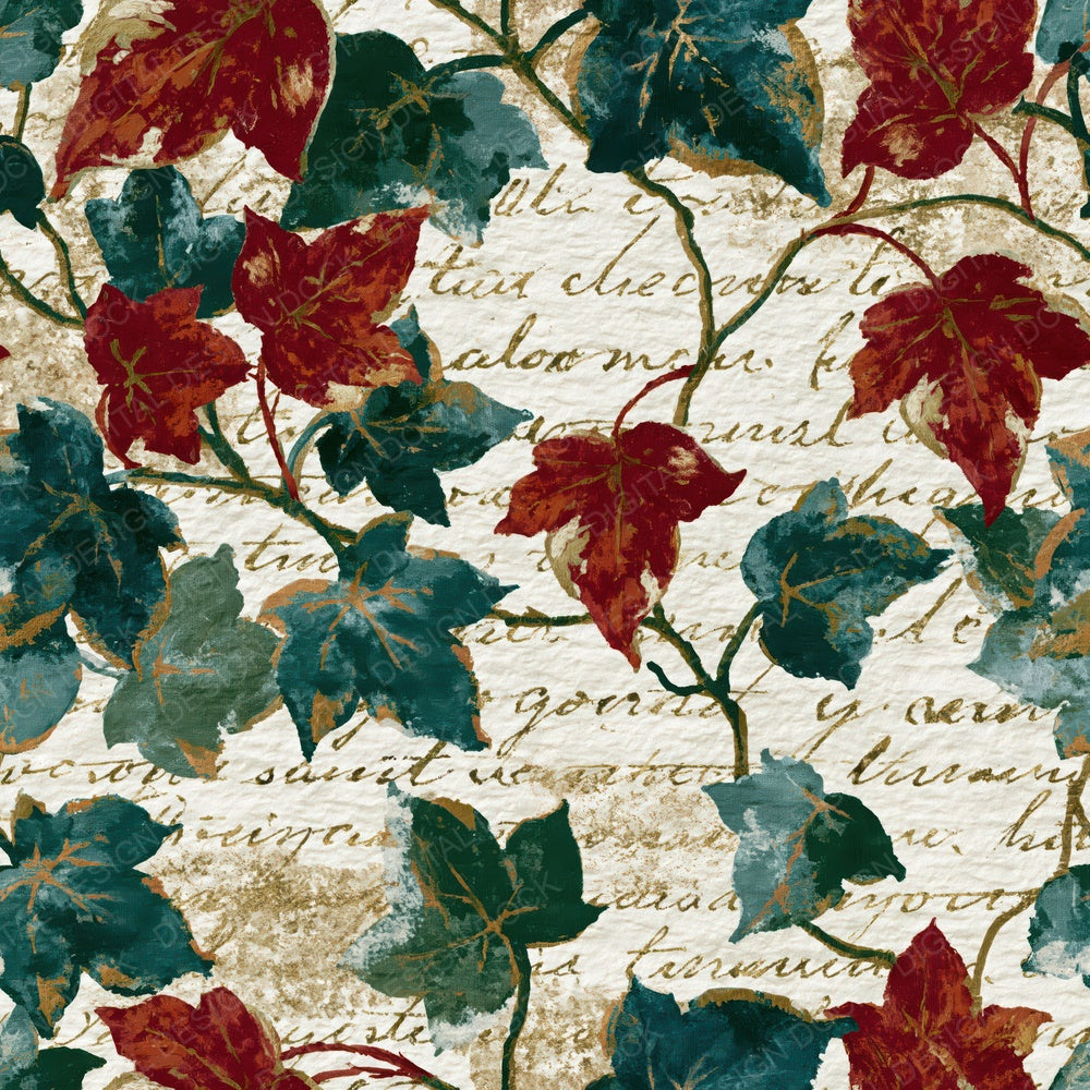 Watercolour Ivy Jade Garnet Digital Paper Pack (DDD014942)