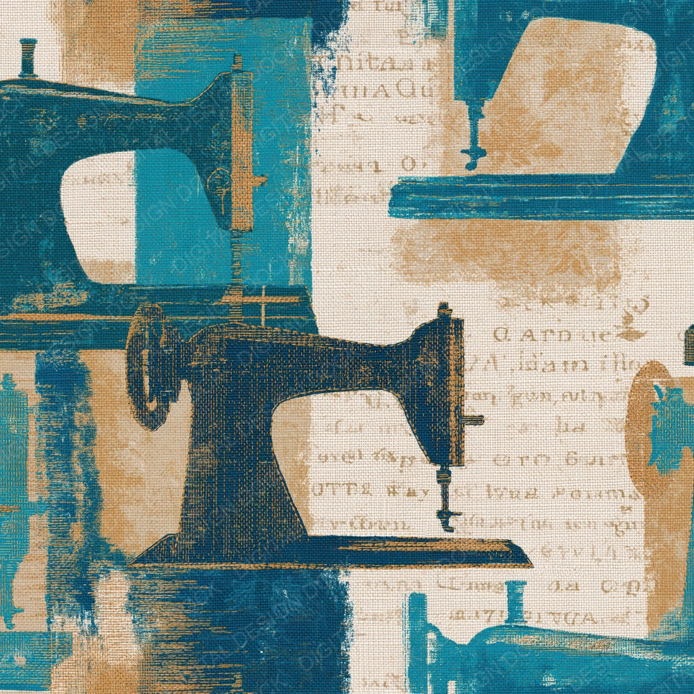 Embroidery Sewing Machines Turquoise Sandstone Digital Paper Pack (DDD014950)
