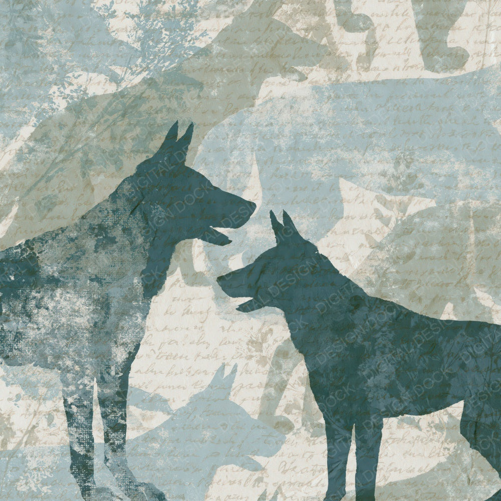Blueprint Cerberus Sea Glass Bone Digital Paper Pack (DDD014966)
