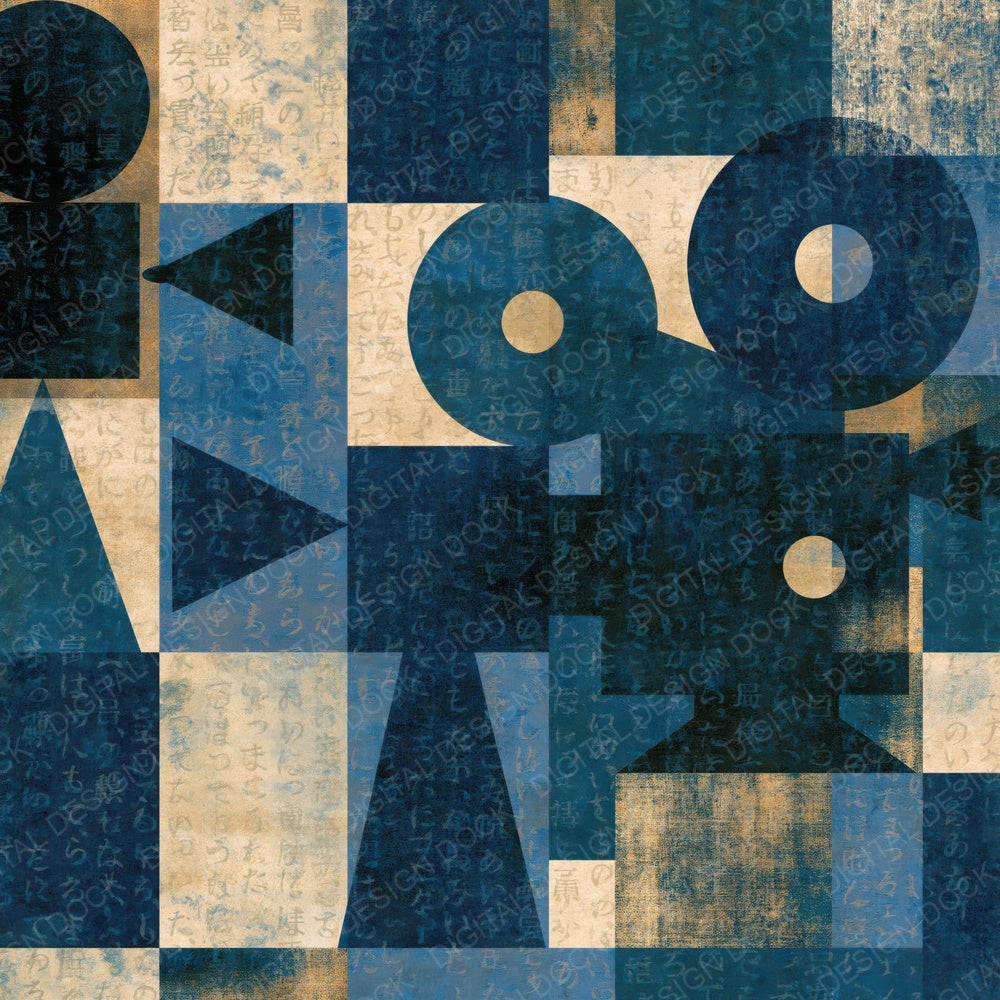 Bauhaus Film Projectors Navy Chalk Rust Digital Paper Pack (DDD014987)