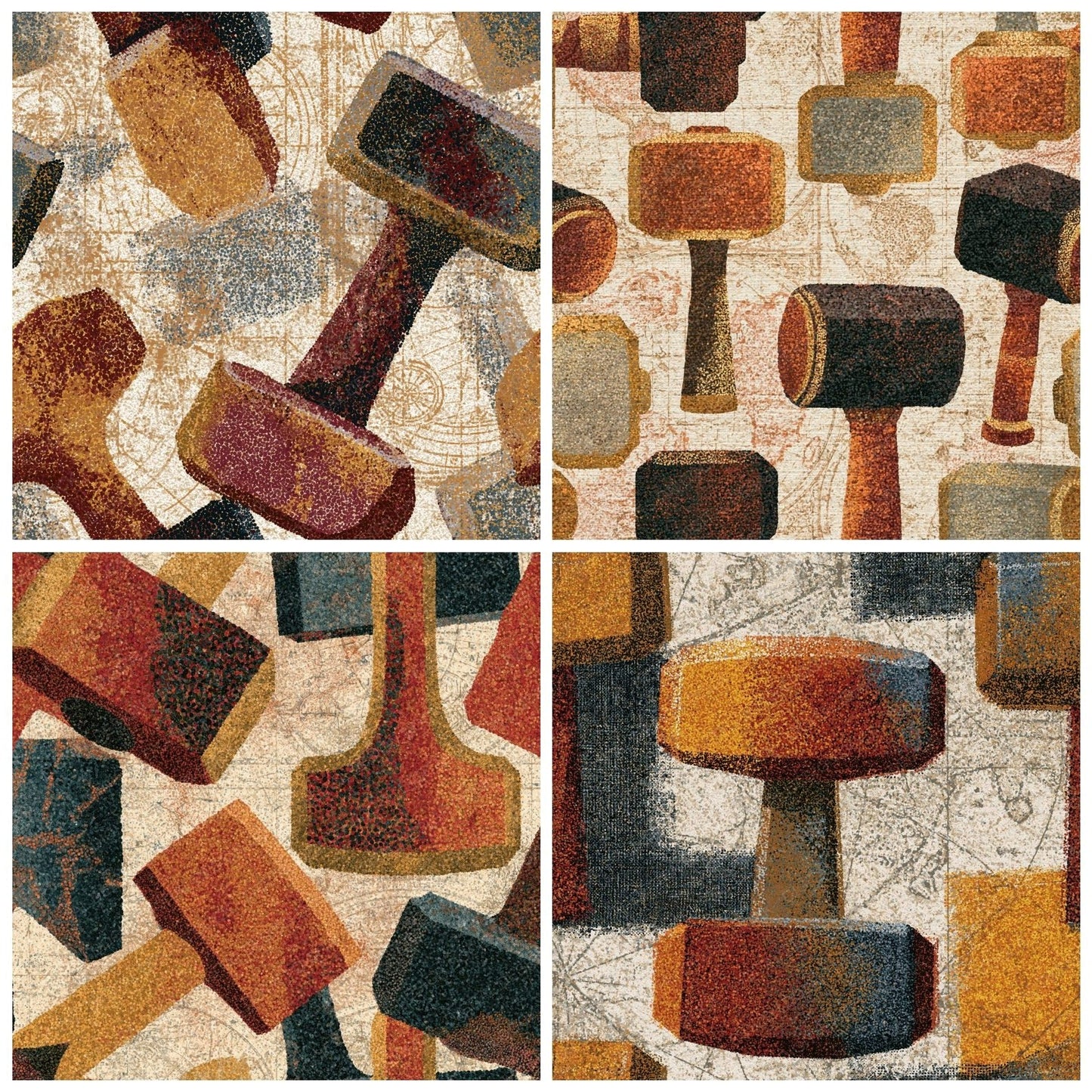 Stipple Thor Hammers Sienna Sand Digital Paper Pack (DDD015084)