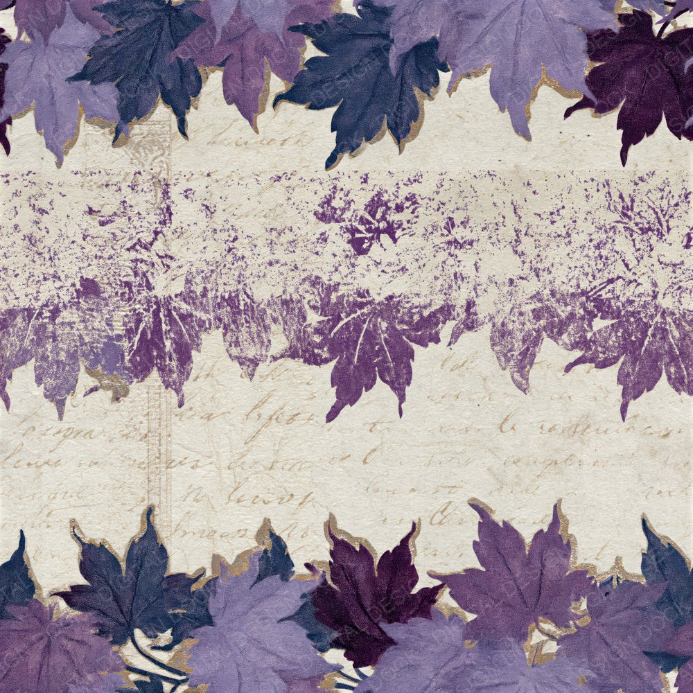 Antique Botanical Maple Lavender Seamless Digital Paper Pack (DDD015206)