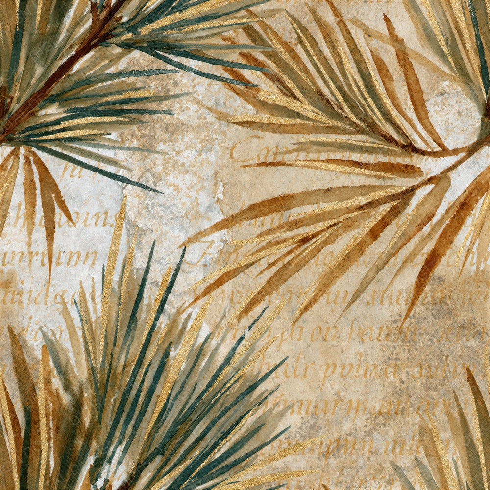 Gouache Horsetail Sepia Seamless Digital Paper Pack (DDD015210)